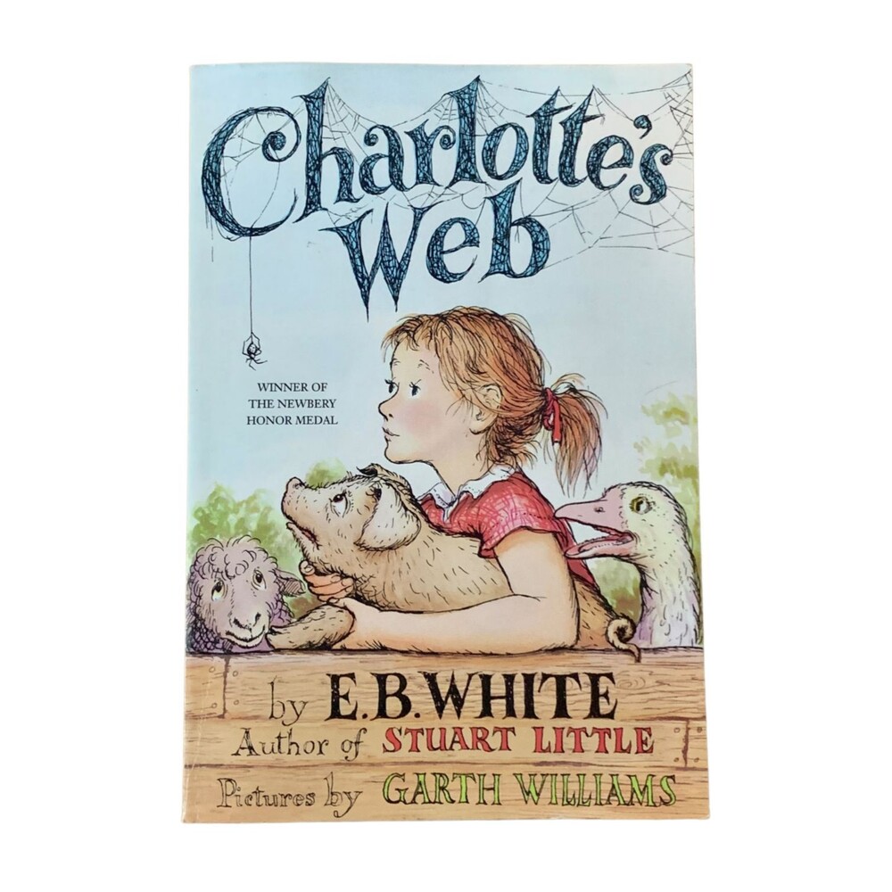 Charlotte’s Web by E.B. White Paperback Book HarperTrophy Edition Like New